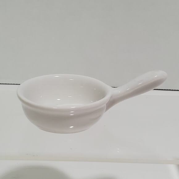 Vintage Revol La Porcelaine Tiny Handled Pan White Made in France 062807 - Picture 15 of 16